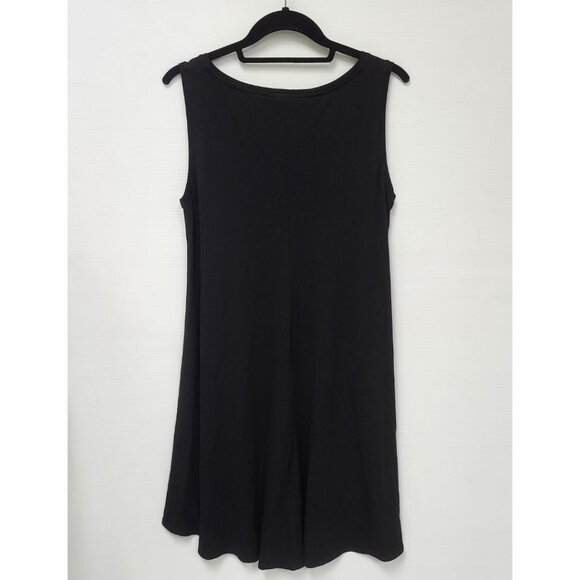 Eileen Fisher Women's Black High-Low Boxy Tank Top Size XS & S - Picture 2 of 7